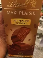 Mängden socker i Maxi plaisir Lait Praliné Fondant