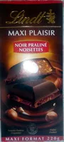 Mängden socker i MAXI PLAISIR Noir Praliné Noisettes