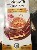 Mängden socker i Lindt Creation, Creme Brulee
