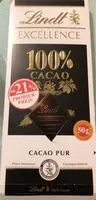 Mängden socker i Excellence 100% Cacao