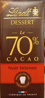 Mängden socker i Noir intense dessert 70%