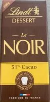 Mängden socker i Dessert Le Noir 51%