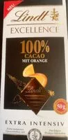 Mängden socker i Excellence 100% Cacao mit Orange