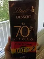 Mängden socker i Lindt dessert