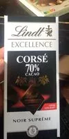 Mängden socker i Chocolat noi corsé 70% cacao