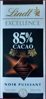 Mängden socker i Schoggi 85% Cacao Noir Puissant