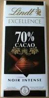 Mängden socker i Excellence 70% Cacao Noir Intense
