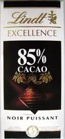 Mängden socker i Excellence 85% Cacao Noir Puissant
