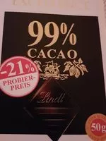 Mängden socker i Lindt excellence  99%