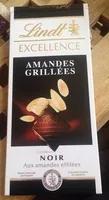 Mängden socker i Excellence Amandes grillées Noir