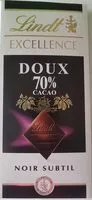 Mängden socker i Doux 70% noir subtil