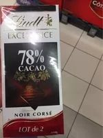 Mängden socker i Chocolat noir extra-fin traditionnel - 78% de cacao
