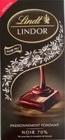 Mängden socker i Lindor noir 70%