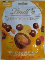Mängden socker i Lindt sensation crispy