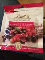 Mängden socker i Sensation fruit - Chocolat noir framboise & cranberry