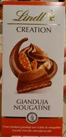 Mängden socker i Création - Gianduja nougatine - Chocolat au lait