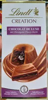 Mängden socker i Chocolat mitflüssigem Choco-Kern