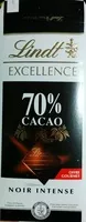 Mängden socker i Excellence 70% cacao noir intense