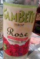 Mängden socker i Sirop de rose