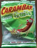Mängden socker i Carambar goûts fruits