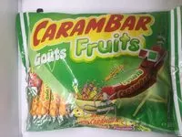 Mängden socker i Carambar oûts fruits
