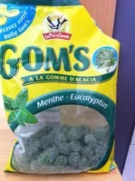 Mängden socker i GOM'S Menthe Eucalyptus