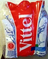Mängden socker i VITTEL eau minérale naturelle 6 x 50cl