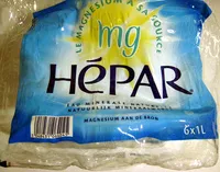 Mängden socker i Eau minérale naturelle (6 x 1 L) Hépar