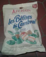 Mängden socker i les Bêtises de Cambrai  - Bonbon à la Menthe