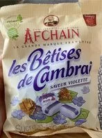 Mängden socker i betise de cambrai