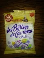 Mängden socker i Bêtises De Cambrai