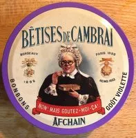 Mängden socker i Bêtises de Cambrai Violette