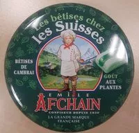 Mängden socker i Les bêtises chez les Suisses