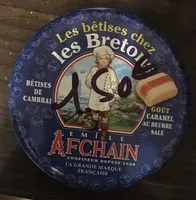 Mängden socker i Betises de cambrey