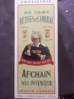 Mängden socker i Betises de cambrai