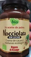 Mängden socker i Nocciolata sin leche