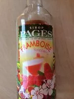 Mängden socker i Sirop de framboise