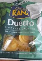 Mängden socker i Duetto burrata e basilico
