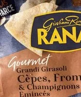 Mängden socker i Raviolis cèpes, fromage et champignon émincé