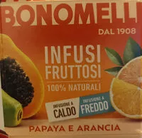 Mängden socker i infusi fruttosi papaya e arancia