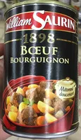 Mängden socker i 1898 Boeuf Bourguignon