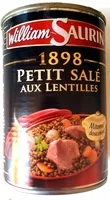 Mängden socker i 1898 Petit Salé aux Lentilles