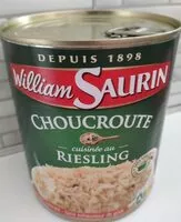 Mängden socker i Choucroute william saurin
