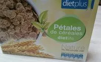 Mängden socker i Pétales de céréales dietlife nature