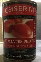 Mängden socker i Tomates pelees au jus de tomates CASERTA