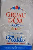 Mängden socker i Farine de blé T45 fluide