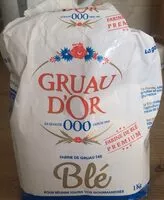 Mängden socker i Farine GRUAU D’OR