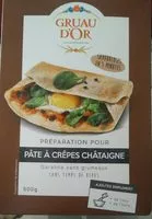 Mängden socker i Gruau d'Or Préparation pour pâte à crêpes châtaigne 500 g