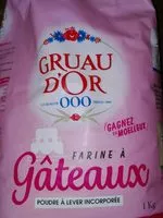 Mängden socker i Farine à gateau