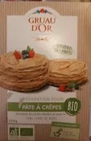 Mängden socker i Préparation pour pâtes à crêpes